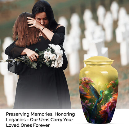 Humming Bird memorial urn