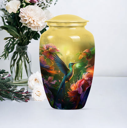 Humming Bird memorial urn