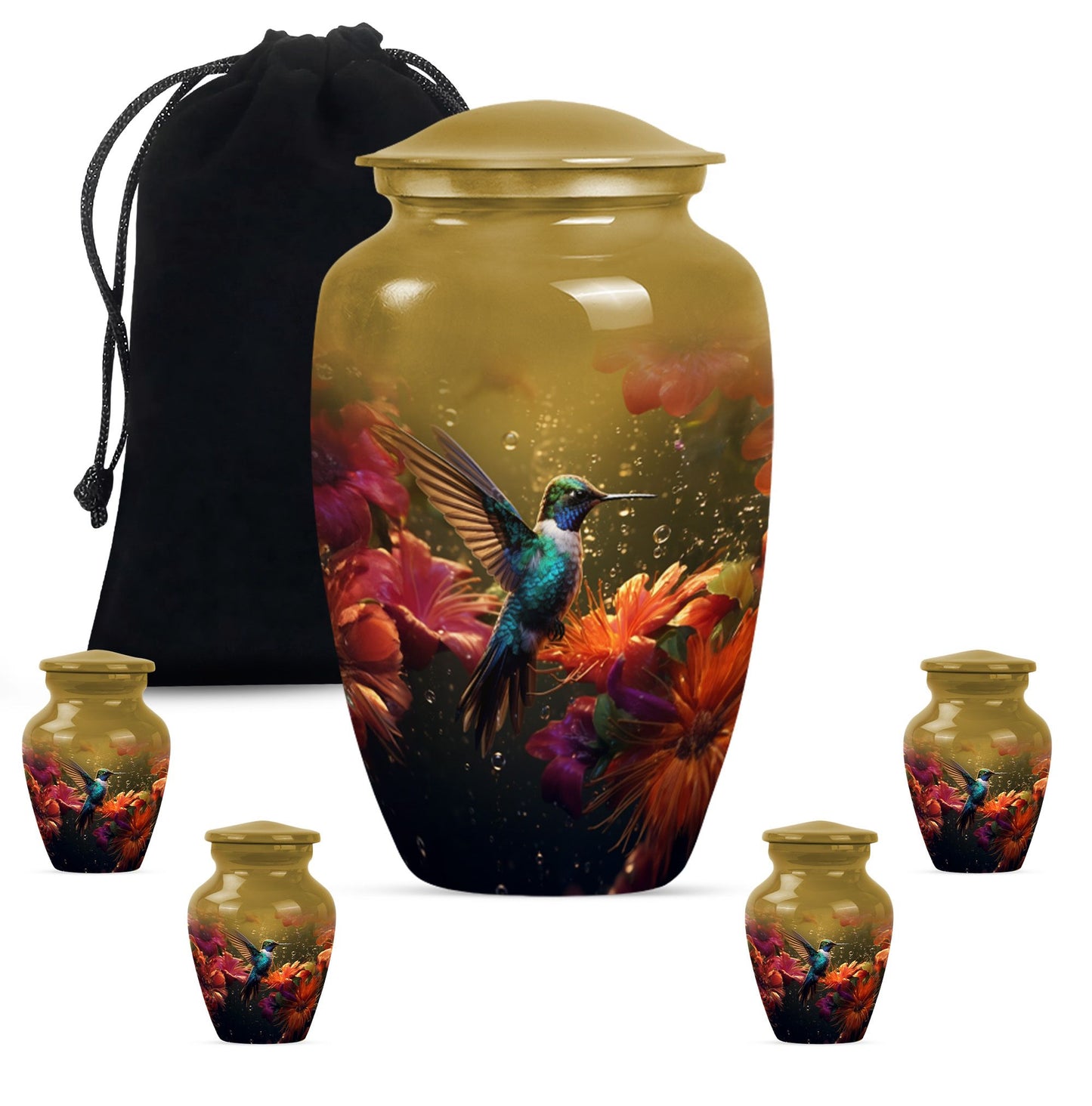 humming bird urn for ashes.