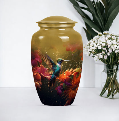 humming bird urn for ashes.