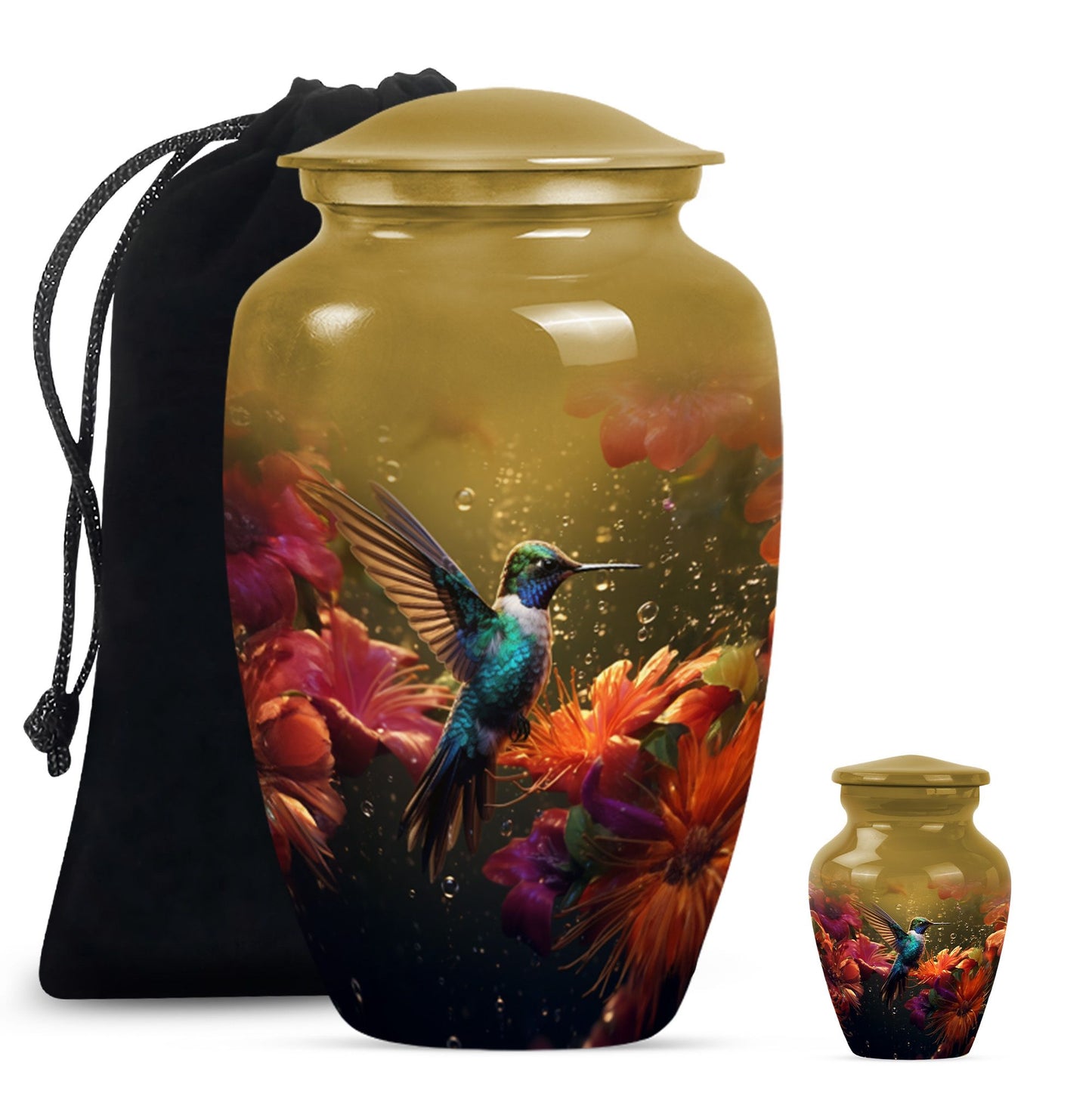 humming bird urn for ashes.