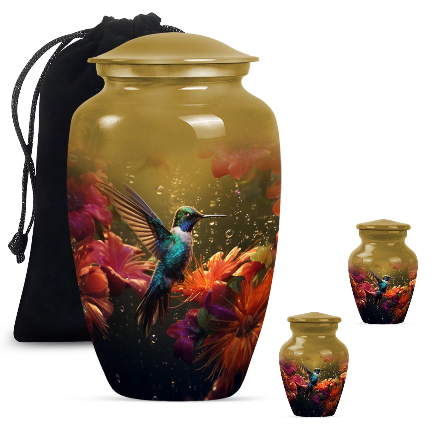 humming bird urn for ashes.