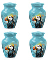 10-inch Puffin Bird Urn, classic memorial urn for adults.