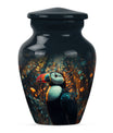 Classic 10-inch Puffin Bird Urn for human ashes.