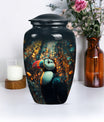 Classic 10-inch Puffin Bird Urn for human ashes.