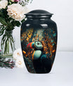 Classic 10-inch Puffin Bird Urn for human ashes.