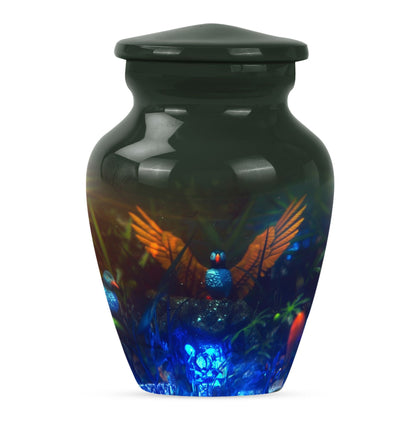 Puffin Bird Aluminum Urn for human ashes