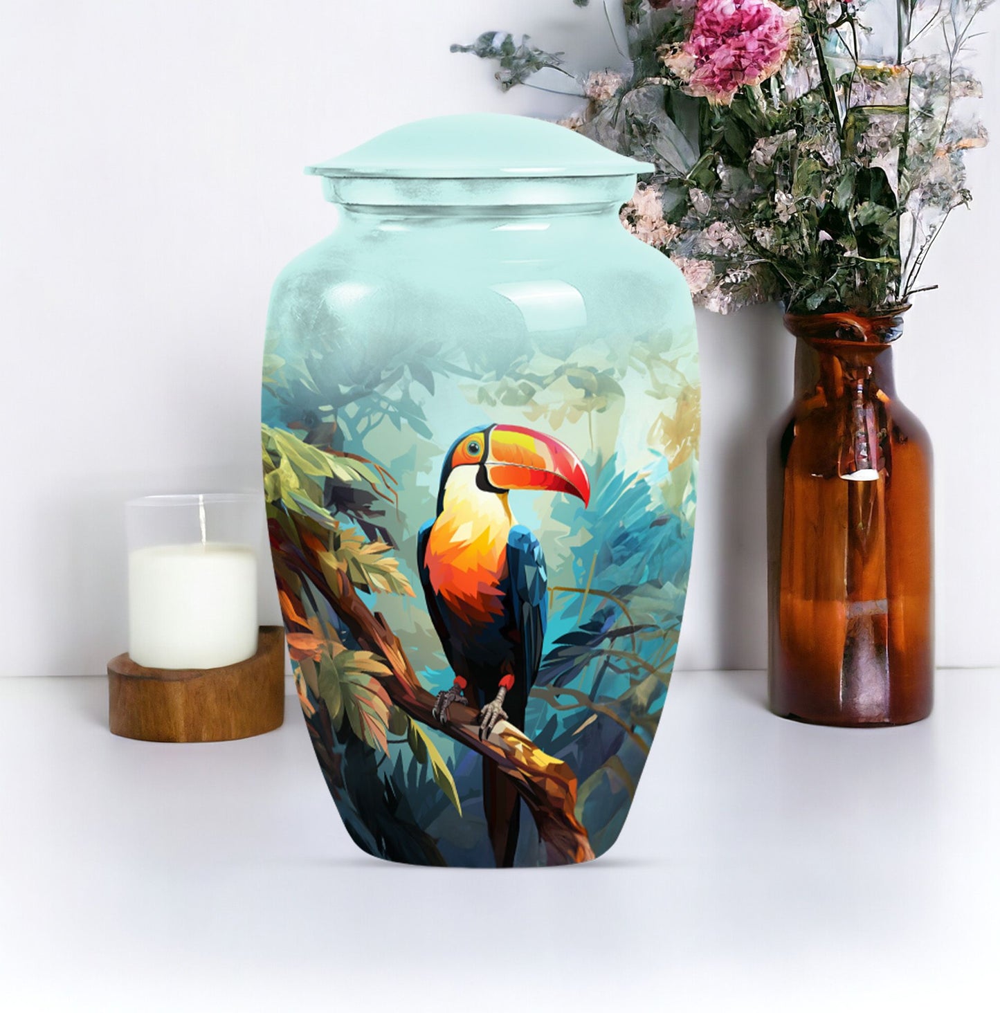 Puffin Bird Funeral Urn