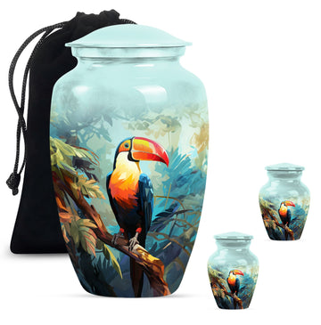 Large Urn with 2 Mini Urn