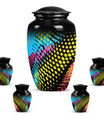 Classic Abstract Pattern Urn for cremation ashes.