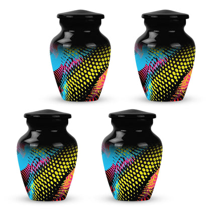 Classic Abstract Pattern Urn for cremation ashes.
