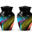 Classic Abstract Pattern Urn for cremation ashes.