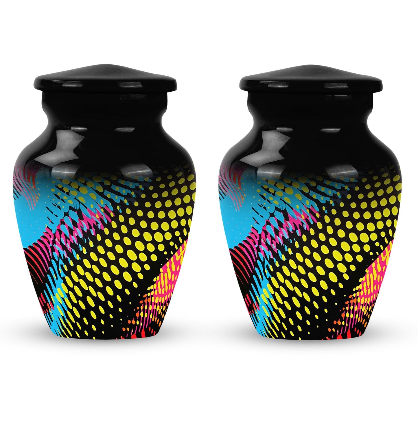 Classic Abstract Pattern Urn for cremation ashes.