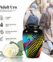 Classic Abstract Pattern Urn for cremation ashes.