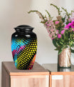 Classic Abstract Pattern Urn for cremation ashes.