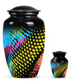 Classic Abstract Pattern Urn for cremation ashes.