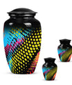Classic Abstract Pattern Urn for cremation ashes.