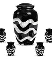 pattern urn for human ashes, large cremation urn For Ashes