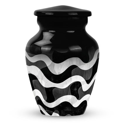 pattern urn for human ashes, large cremation urn For Ashes