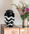 pattern urn for human ashes, large cremation urn For Ashes