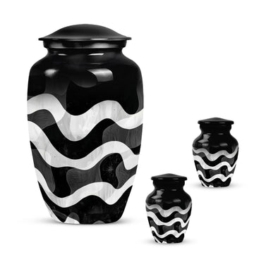 Large Urn with 2 Mini Urn