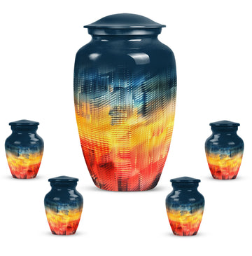 Large Urn with 4 Small Urn