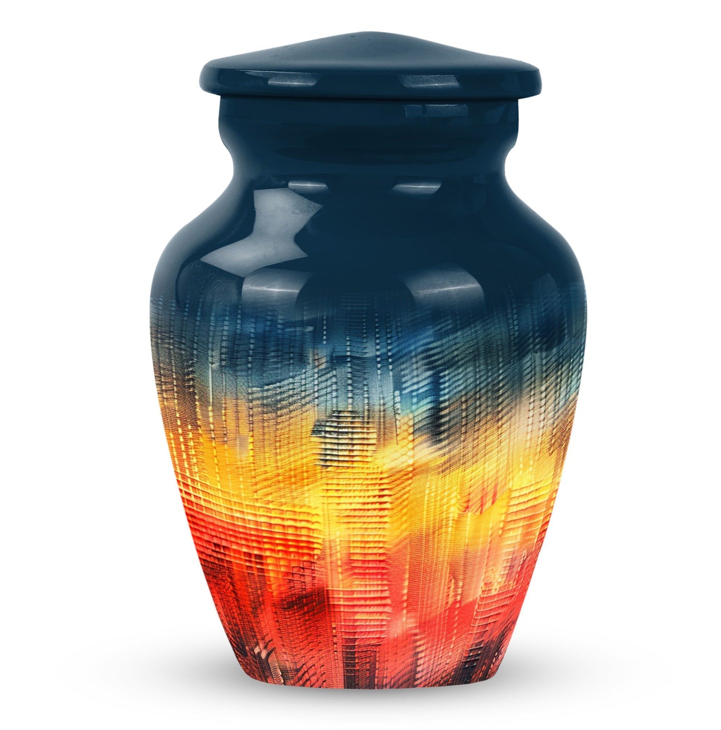  memorial urn,  pattern urn for ashes, comes 