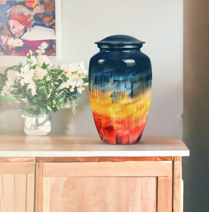  memorial urn,  pattern urn for ashes, comes 