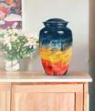  memorial urn,  pattern urn for ashes, comes 