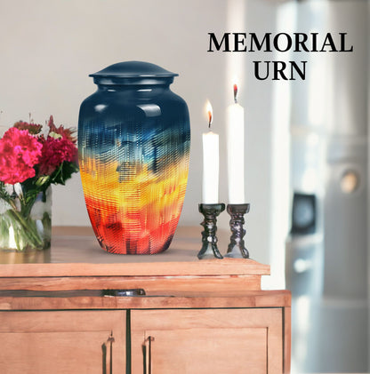  memorial urn,  pattern urn for ashes, comes 