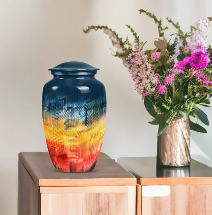  memorial urn,  pattern urn for ashes, comes 