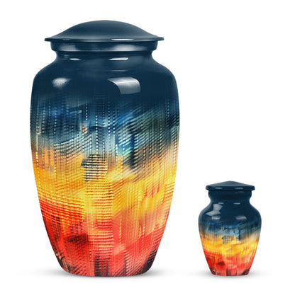  memorial urn,  pattern urn for ashes, comes 