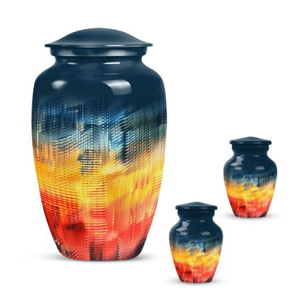  memorial urn,  pattern urn for ashes, comes 