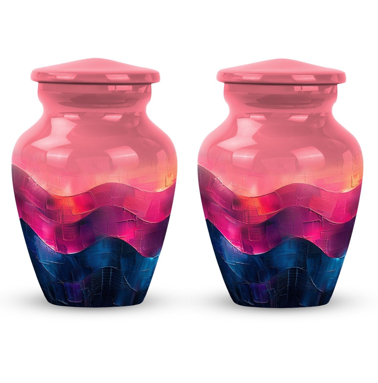 Personalized Artistic Cremation Urn for Adult Male - 10-inch, 200 cu in - Yatskia