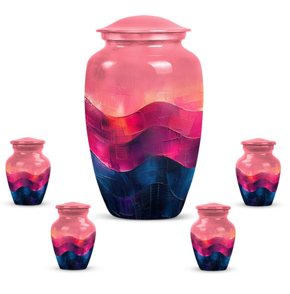 Personalized Artistic Cremation Urn for Adult Male - 10-inch, 200 cu in - Yatskia