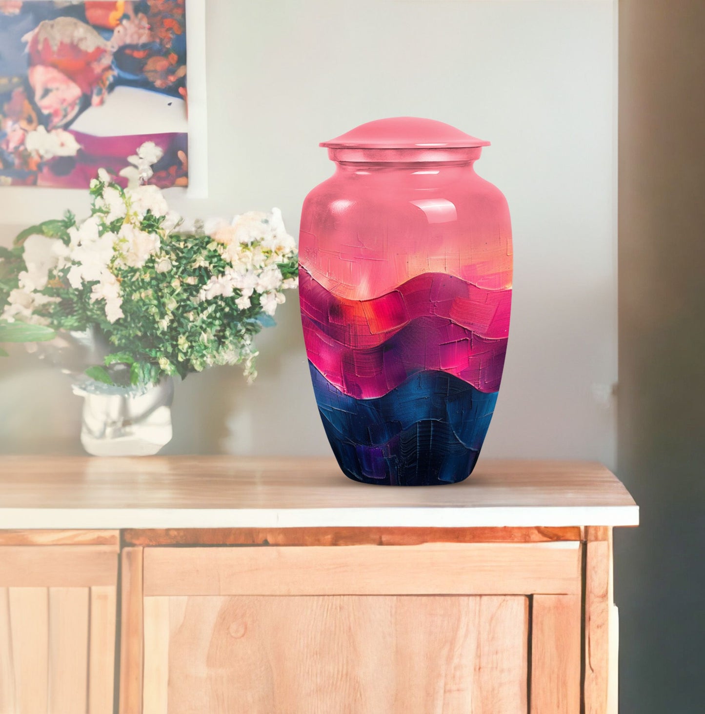 Classic Pattern Urn for men
