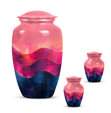 Large Urn With 2 Keepsake Urn