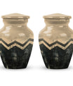 Zigzag Urn For Human Ashes Memorial - Customized Cremation Ashes Urn