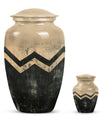 Zigzag Urn For Human Ashes Memorial - Customized Cremation Ashes Urn