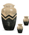 Zigzag Urn For Human Ashes Memorial - Customized Cremation Ashes Urn