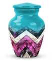 Pattern Urn for adult burial ashes.