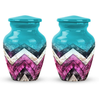 Pattern Urn for adult burial ashes.