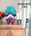 Pattern Urn for adult burial ashes.