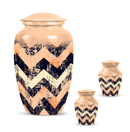 Personalized Artistic Cremation Urn for Adult Male - 10-inch, 200 cu in - Yatskia