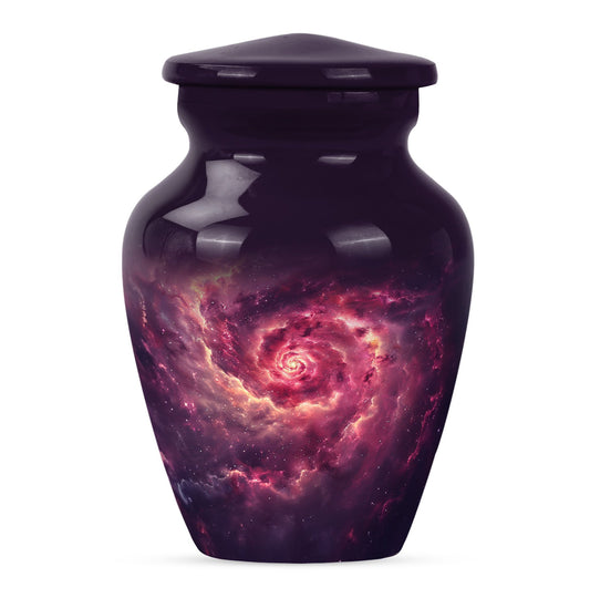 Personalized Galaxy Cremation Urn for Dad - 10-inch, 200 cu in - Yatskia