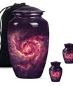 Galaxy Funeral Urn For Dad And Mom - Red Funeral Urn For Ashes