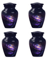 Purple Galaxy Memorial Urn For Funeral - Vast Galaxy Urn For Ashes