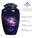 Classic 10 inch Galaxy Urn, a memorial funeral urn