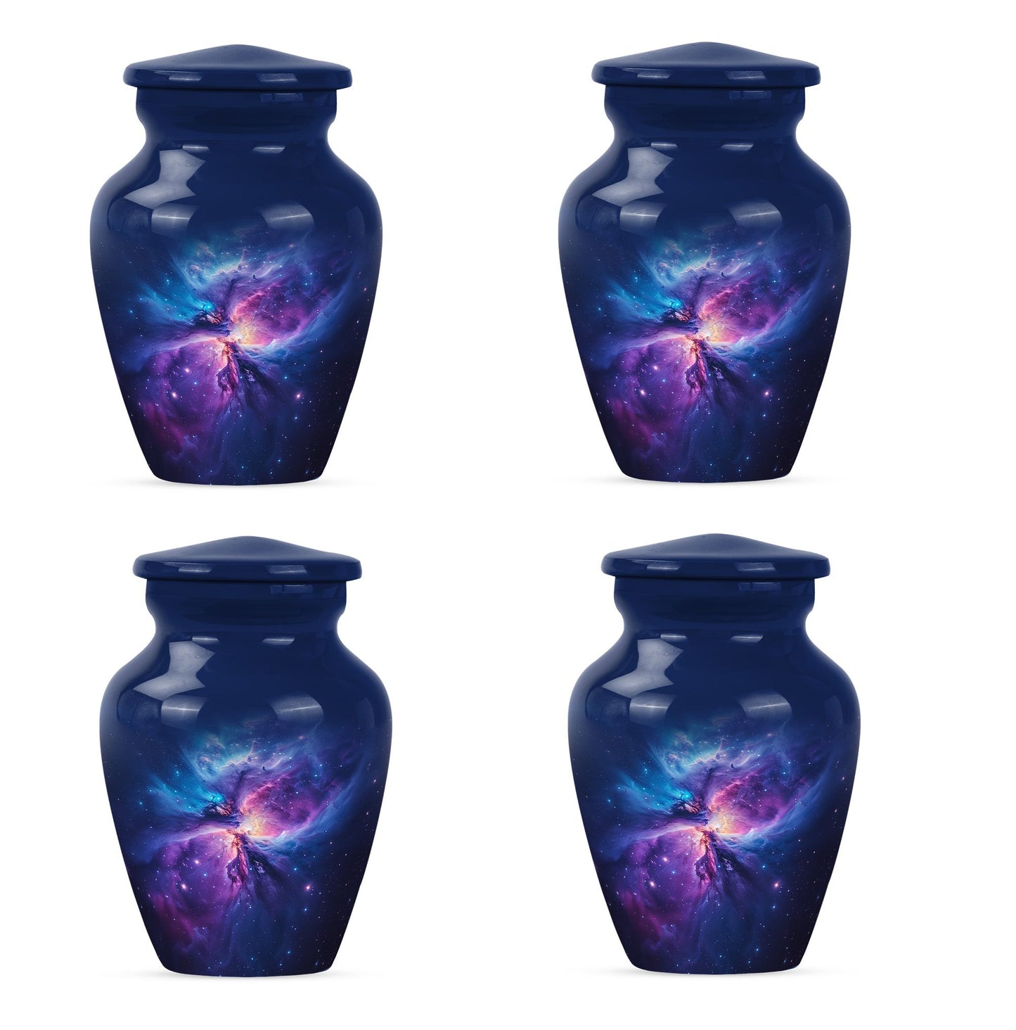 Personalized Galaxy Cremation Urn for Human Ashes - 10-inch, 200 cu in - Yatskia