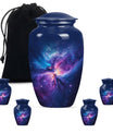 10-inch Galaxy Urn, classic cremation medium urn 